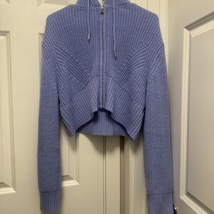 ASOS Periwinkle Hooded Cardigan